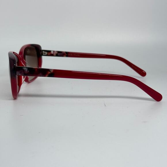 Vera Wang Eyeglasses Frame VAS1 SC 56-15-135 Red Full Rim Flex Hinge H16963 - Picture 2 of 7